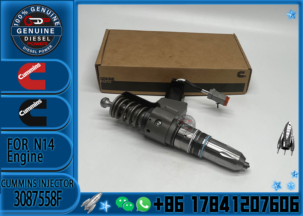 3087558F Fuel Injector 3411385 For CUMMINS N14 Diesel Engine Parts 3407776 3087558F