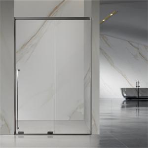 Wholesale shower enclose soft close system with big bttom wheels 8mm glass from china suppliers