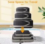 Compression Packing Cubes Luggage Organizer With Double Zipper Travel Portable
