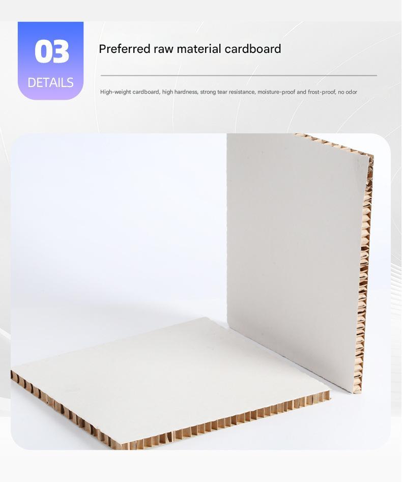 White Honeycomb Cardboard With Stiffened White Card Board