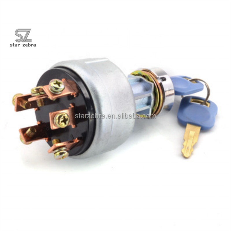 Building Material Shops Three Ignition Switch for Excavator Bulldozer Domestic Machine Komatsu Kobelco Hitachi Carter Hyundai