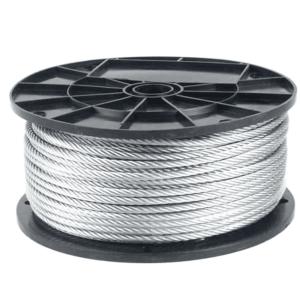 Wholesale Carbon Steel Silver Grade High Tensile Strength Cable MIL-DTL-83420 1/16&quot; to 3/8&quot; 7x7 7x19 Galvanized Aircraft Wire Rope from china suppliers