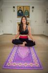 Custom Eco Friendly Nature Rubber Yoga Mat With Full Color Sublimation Print