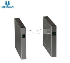 Wholesale Double Leaf Electric Baffle Swing Barrier Turnstile With RFID Reader from china suppliers