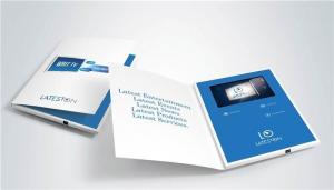 Wholesale Dancing , Singing video brochure card with HIGH Resolution LCD video from china suppliers