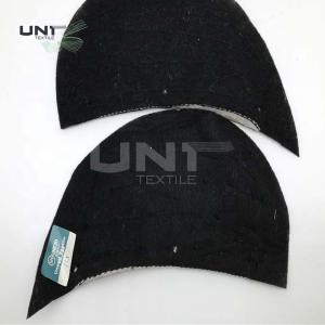 China Mens Wear Foam Sewing Shoulder Pads Black For Apparel Industry on sale