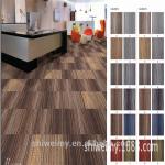 Striped gradient color Nylon 66 carpet tile for Hotel/office