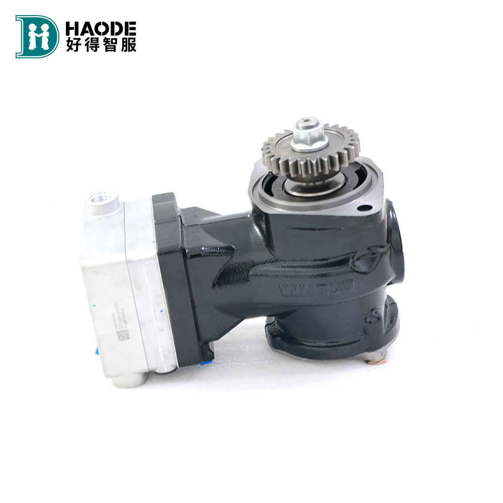 HAODE Genuine Engine Parts 16.85KG Wabco 12v Air Compressor Auman GTL Cummins 5558670
