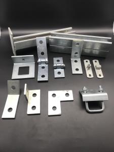 Wholesale Custom Zinc Plated Flat Plate Angle Strut Fitting Brackets from china suppliers