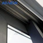 Guangdong NAVIEW Black Aluminum Vertical Sliding Double Hung Window
