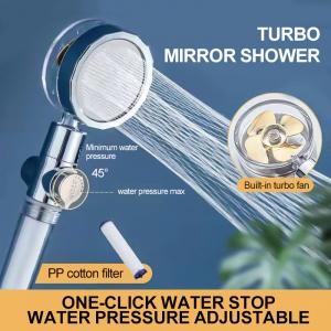 Wholesale Turbo Pressurized Shower Water Filter With Rotating Detachable Shower Head from china suppliers