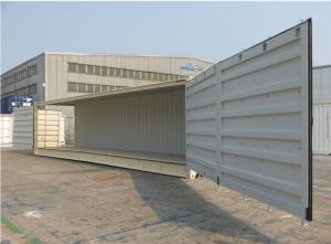 Wholesale One Side Fully Opened 40 Ft Side Door Container , Open Sea Container Storage from china suppliers