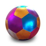 Sensory Toy Colored Plastic Stuffed Plush Colorful Soccer Ball for Motor Skills