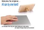 New Promotion Sticky Finger Ring Mobile Phone Holder 360 Degree Rotation phone