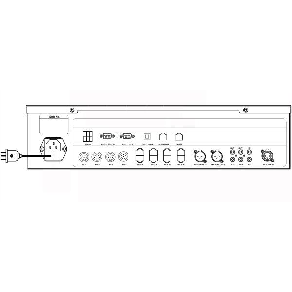 All-digital Conference Host Antitheft Conference System Built-in Electronic Voting Function