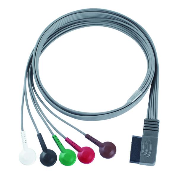 Compatible for PH ECG Telemetry Leadwire - M4725A ECG Holter Cable 350-0173-03
