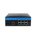 RoHS CE 6 UTP Port rugged Industrial Managed Ethernet Switch IP40 Protection