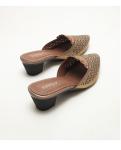 BS145 Baotou Half Slippers For Women'S Outer Wear, Summer New Style Thick With