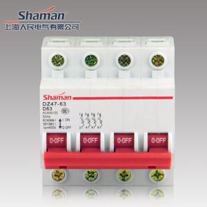 Wholesale High quality good price DZ47-63D-4P-63A Mini circuit breaker,murray circuit breakers from china suppliers