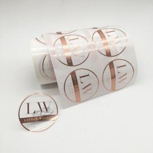 Wholesale 4.4 X 9.2cm Plastic Clear Vinyl Stickers Paper Sheet Material For Cosmetics Bottle from china suppliers