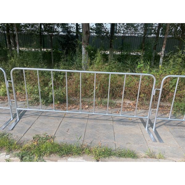 Temporary 0.9m Metal Crowd Control Barriers Barricade Fencing Hot Dipped Galvanized