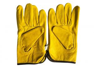 China Beekeeper Equipment Hand Protect Sheepskin White or Yellow Beekeeping Gloves Without Cuff on sale