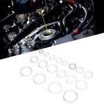 260pcs 13 Sizes Metric Aluminum Flat Ring Oil Drain Plug Washers Gaskets
