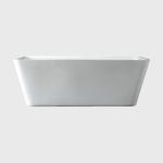 ODM Curved Hot Pedestal Bathtub House 1650 Freestanding Bath For Relaxing