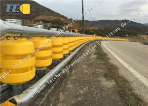 China Median Strip Roller Crash Barrier Collision Avoidance 10 Years Lifetime on sale