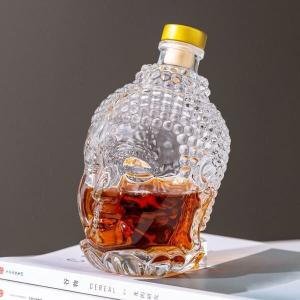 Wholesale Lead Free 770ML Engraved Crystal Whiskey Decanter Personalized 27oz Buddha Head from china suppliers