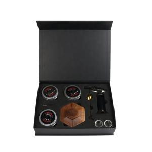Wholesale Factory Supply Wood Cocktail Smoker Kit With Black Gift Box Wood Whiskey Smoker Kit With Wood Chips Torch from china suppliers