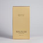 Yellow Folding Cardboard Gift Boxes Facial Mask Packaging With Logo Embossing
