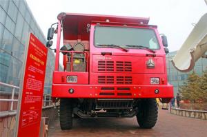 China Red Color Sinotruk Howo Dump Truck 6*4 / 30 Tons Tipper Truck mining dumper on sale
