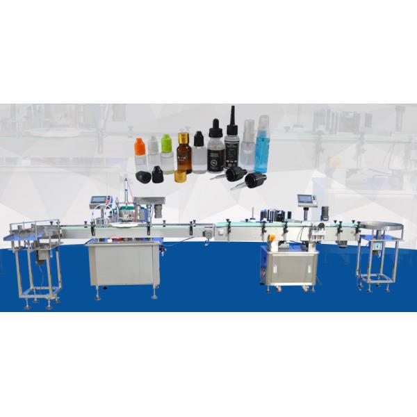 Touch Screen Nail Polish Filling Machine , Two Heads Glass Bottle Filling Machine