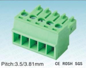 Wholesale Wire Connecting 28-16AWG Plug In Terminal Block With Stainless Steel Clips from china suppliers