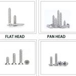 Flat Head Phillips Self-Tapping Screws M2.6 ISO 100mm 60mm 30mm 10mm Stainless