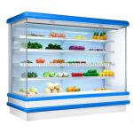 Open Vegetable Chiller Refrigerators Display Freezer For Supermarket