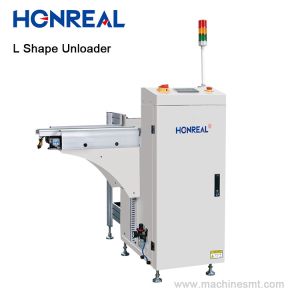 Automatic PCB Unloader L Shape 90 Degree Multi Rack CE
