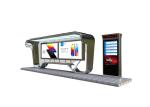 Big Size Display Outdoor Bus Station Advertising Multimedia Lcd Screen In mation