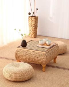 Wholesale The cane makes up tatami tea table window table of the sitting room windows table from china suppliers