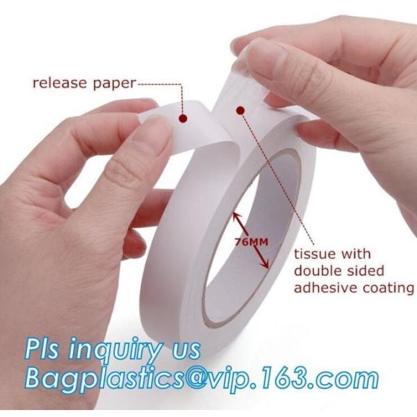 Industrial Strong Double Sided adhesive Tape With Carrier Tissue Foam Pet Bopp for automotive use eva foam pe foam