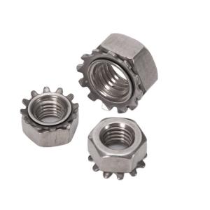 Wholesale Food and Beverage Manufacturing Equipment GB Standard SUS304 K-Lock Nut Hex Nut with External Teeth Washer from china suppliers