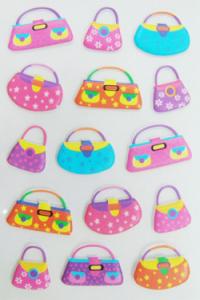 China Pretty Handbag Design 3D Foam Stickers For Room Decor OEM & ODM Available on sale