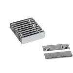Stainless Steel Magnetic Name Badge with ±1% Tolerance and Long-Lasting Neo