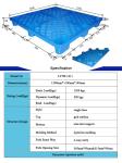 Stackable Cargo HDPE Plastic Pallets 9 Feet 4 Way Entry 120*110cm