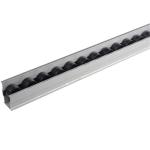 Black Wheel JY2045D 4M Aluminum Roller Track pallet roller track