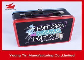 Wholesale Lunch Biscuits Cookies Gift Tins Box Full Color Printing Glossy Finish 220 x 175 x 103 MM from china suppliers