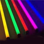RGBW LED T8 Tube Lighting with Tripod, IP65 Waterproof, Milky Cover, with US