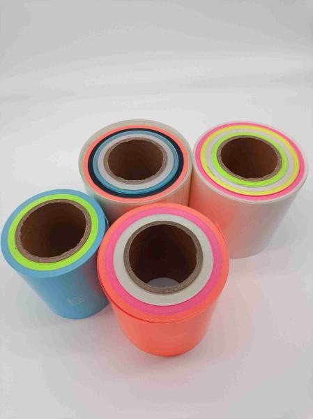 Red Reflective Luminescent Tape Adhesive PET Inkjet Uv Printable Vinyl