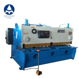 Wholesale Customize Industrial Hydraulic Guillotine Shearing Machine E21s Controller 4*2500MM from china suppliers